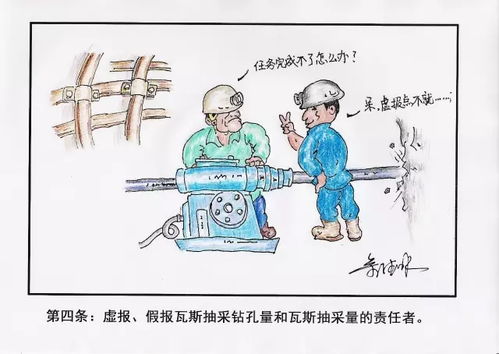 漫畫 不要跨過這些煤礦安全紅線 一